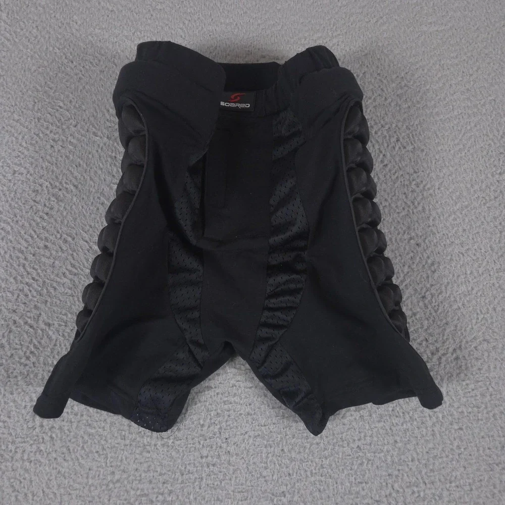 Soared Padded Shorts Boys Large Black 3D Protection Hip Thigh Butt Protective